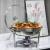 Import Factory price 4.5L stainless steel Round Shape buffet stove buffet server food warmer luxury chafing dishes pour buffet from China