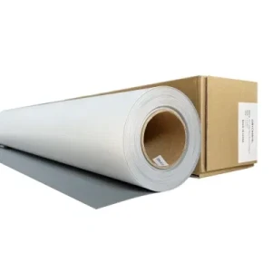 Factory Price Eco Solvent Grey Back Printable PVC/Pet Film White &amp; Grey Matte &amp; Glossy for Door Banner Stand