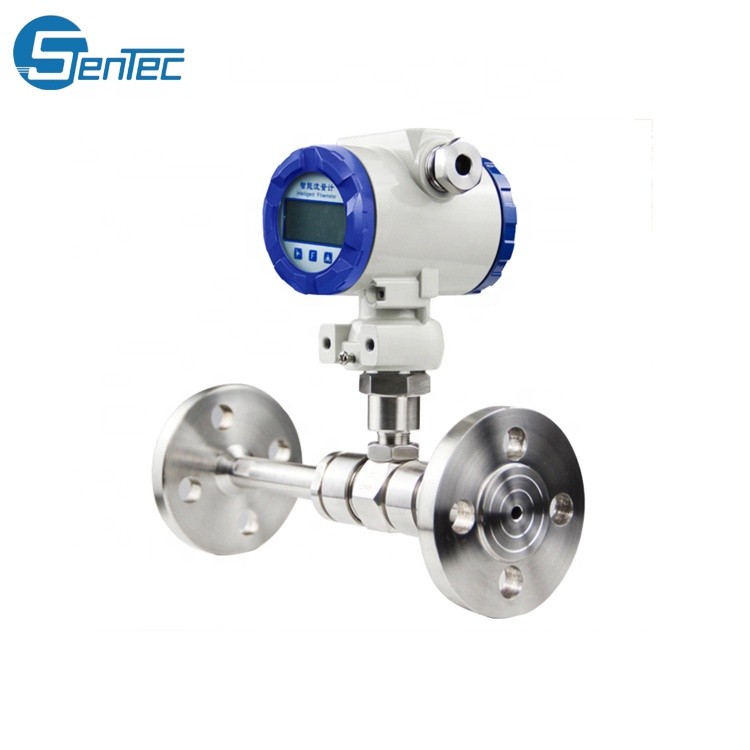 Factory Price RS485 Smart Air Gas Turbine Flowmeter With Sensor