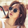 Fashion designer Wholesale for promotion custom logo women sun glasses metal sunglasses