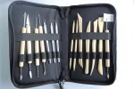 Fashion Hot Durable New 14 Pcs Pottery Polymer Clay Sculpting Tool Set In Zippered Case Pottery Tool