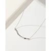 Fashion Irregularity Pendant Necklace Trendy Simple S925 Sterling Silver Personality Chain Necklace Jewelry Gift