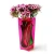 Import fashion made tall large clear acrylic clear acrylic flower vases from China