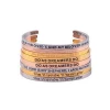 Fashion Message bangle personalized customized bracelets bangle stainless steel bracelets jewelry
