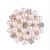 Import Fashion new Alloy Diamond Pearl Brooch Clothing Fringe Water Drops Brooch Women Wedding Accessories Flower Pins from China