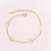 Fashion stainless steel accessories adjustable love gold-plated bracelet accessories women