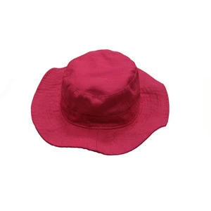 Fashion Stylish Pink Beach Hat Cotton Fedora Hats for Girl Women