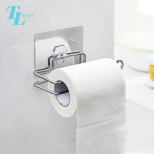 Fashion wall mount paper towel napkin holder free standing magic toilet paper dispenser