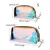 Import Fashion Women Makeup Case Laser Cosmetic Bags Transparent Cosmetic Pouch Ladies Portable Make Up Pouch Organizer from China