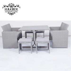 Fashionable Leisure Outdoor dining room Chairs/Steel Frame patio garden set