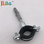 Fast selling merchandise high pressure with nut heavy duty pipe clip galvanized pipe clamps