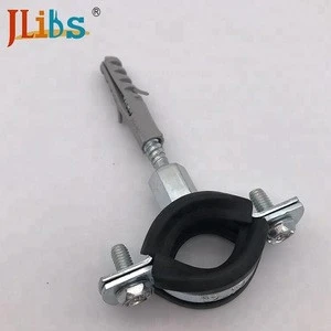 Fast selling merchandise high pressure with nut heavy duty pipe clip galvanized pipe clamps