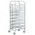 Import Fast Shipment Wholesale Double Row 14 Layers Tray Trolley With Mesh Screen / Big Capacity Bread Cake Food Service Trolley Cart from China