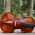 Import Fengling FLV2113 Full Size Flamed Solid Wood Violin Handmade for Beginner from China