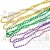 Import Festive party celebration supplies 6*8mm oval mardi gras throw beaded necklace party supplies from China