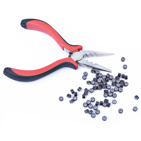 Buy Fh Hair Extension Tools Wholesale Brown Silicon Nano Micro Ring ...
