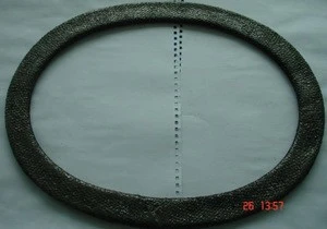 fiberglass gasket coated with graphite and rubber with ss inside
