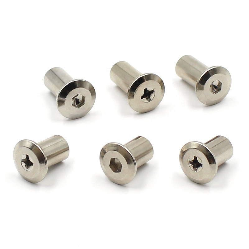 Buy Flat Head Cross Socket Locking Screw, Barrel Sleeve Nut, Cross Nut ...