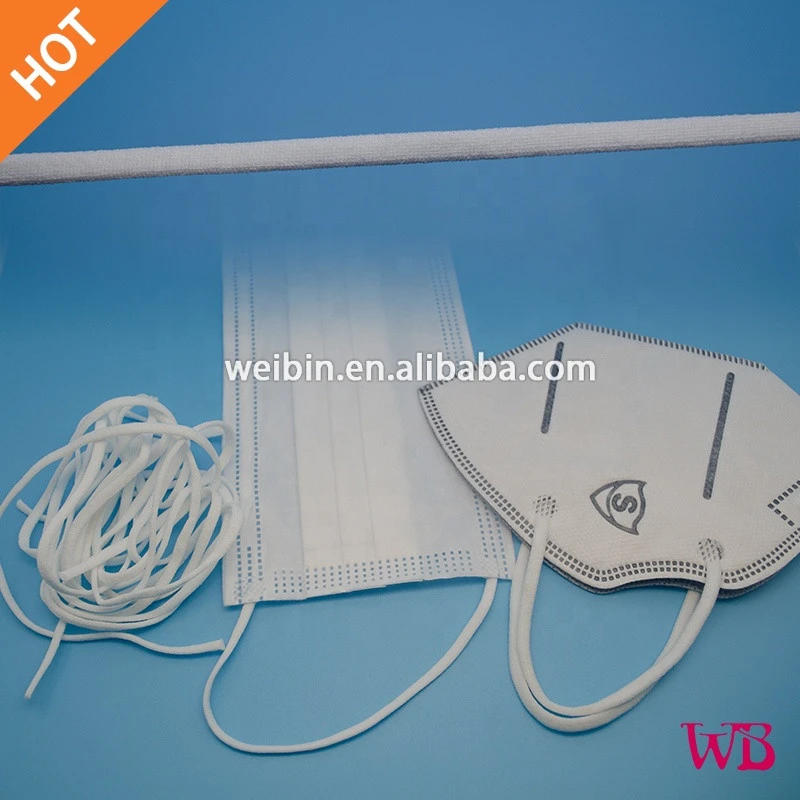 Buy Flat/round Elastic Band For Surgical Masks /raw Material For Face
