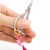 Import Flower  Decoration  Manicure Pedicure Scissors Pink  Coated Nail art scissors from China