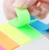 Import Fluorescent index/ plastic sticky note,colorful PET page marker,adhesive sticky note Memo Pads from China