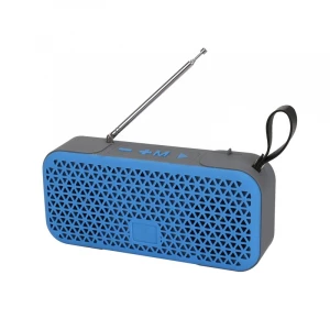 fm radio with blue tooth speaker small size gift card USB bocina desktop portable radio blue tooth speaker wireless