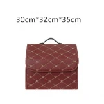 Fold Oversized Back Seat Car Organizer Trunk Organizer