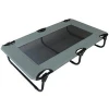 Foldable Large size Steel Tube Folding Pet bed Pet Cot Elevated dog bed Mesh bed