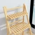 Import Folding flower stand solid wood balcony living room succulent flower pot stand from China