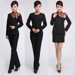 Formal Bank Uniform design for Cashier or Banker OEM manufacturer