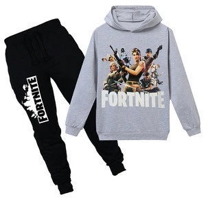 Fortnite Children Clothing Sets Spring Autumn Boys Girls Clothing Sets Fashion Hoodie+pants 2 Pcs suits Fortnite kids clothes