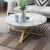 Import Foshan Manufacturer luxury round modern marble coffee table from China