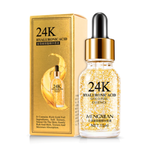 Free Shipping Private label  Moisturizing hyaluronic acid whitening  24k gold anti-aging skin care vitamin C face serum