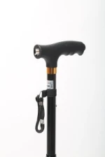 Freedom Edition Folding Cane with T Handle, Original Black With LED Light