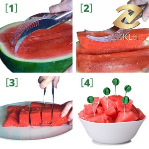 Fruit Watermelon Cutter Stainless Slicer Clip