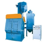 Full auto rubber track crawler shot blaster wheel abrator shot blasting machine for polishing foundry pieces faucet castings