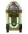 Import Full Size Retro Jukebox Original Wood Color with CD Player, bluetooth,Radio,AUX-in function from China