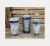 Import Galvanized tin umbrella flower vases with handle from China