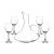 Import Garbo glassware new arrival 7pcs wine glass drinking set glass wine decanter set for hotel stemware set barware from China