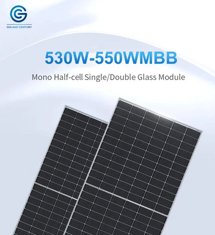 GCSOAR  High Efficiency Home Use Solar Panel 550W OEM solar PV array waterproof panels mono Polysilicon single-crystal silicon