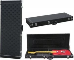 genuine leather case for guitar with short black velour PAG 047STA