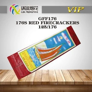 GFF176 176S Red Firecrackers Wholesale Hung Firecrackers Made In Guangxi Old Red Firecrackers Hot Sale In Malaysia