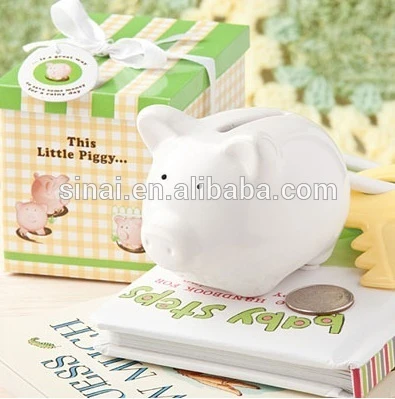 Gift This Little Piggy Ceramic Bank