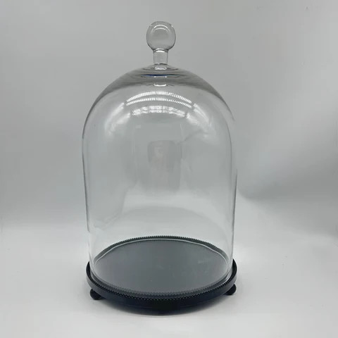 Buy Glass Dome Home Decor Dome Glass Cloche With Metal Base For Home ...