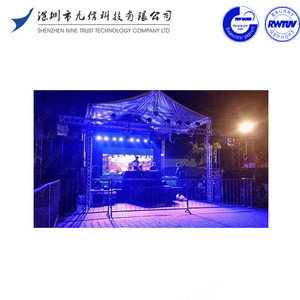 Global DJ LED Support Stand Trade Show Aluminum Alloy Display Design Exhibition    Booth Lighting