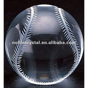 Globe Baseball Paperweight As Baseball Crystal Gifts Baseball Crystal Souvenirs