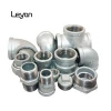 glv fittings iso 7/1 street elbow white cross high quality iron tees reducing hexagon union malleable cast iron ce 92 m/f elbow