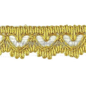 Gold lace trimming W090-1056