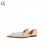 Goxeou Women Flats Ladies Dress Shoes Casual Ballet Flats Ballerina flats Fashion Stylish Party Wedding Bridal Office