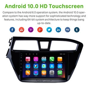 GPS Head Unit 9 Inch Android 10.0Nfor 2014 2015 Hyundai I20 LHD Car Radio with Bluetooth USB Music WIFI Mirror Link DVR OBD2